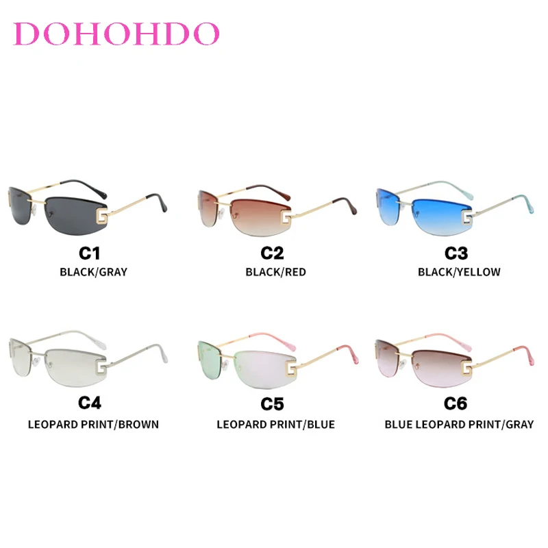 2025 Fashion Luxury Brand Design Frameless Sunglasses Women Trendy Men Eyewear Outdoor Driving Shade Sunglass Ladies UV400 Очки