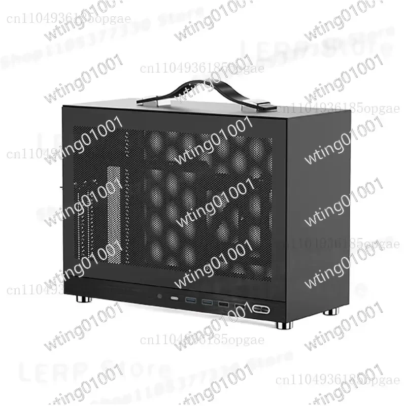 for S450Pro Compact Handheld PC Chassis with 240mm Liquid Cooling System Ultra Small Form Factor Portable Gaming Mini ITX