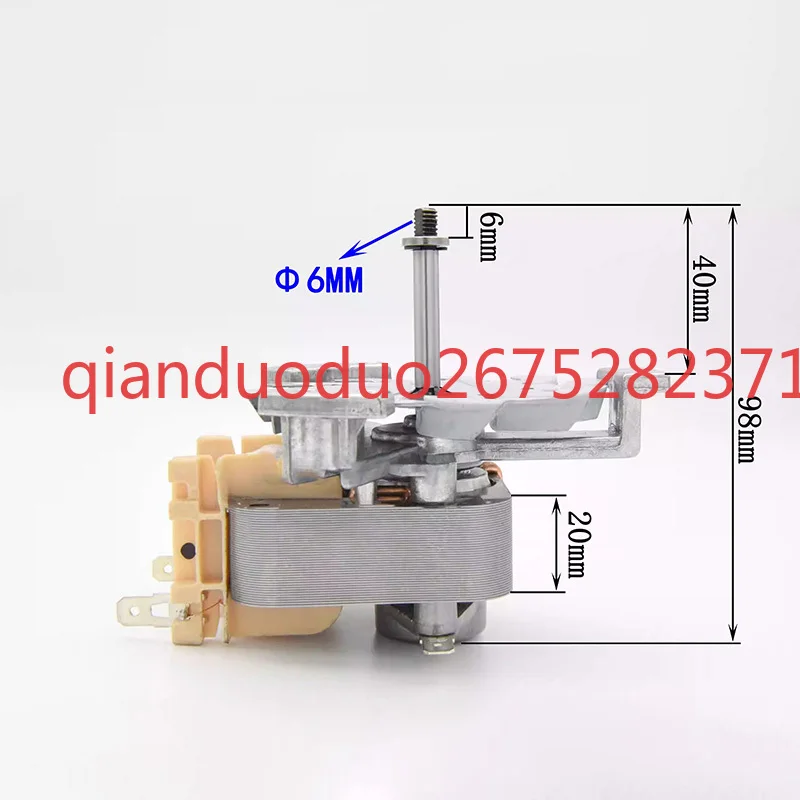 220V 42w 2000RPM 6120 Drying Box Motor for Constant Temperature Oven Fan Motor High Temperature Material Axis length 40mm