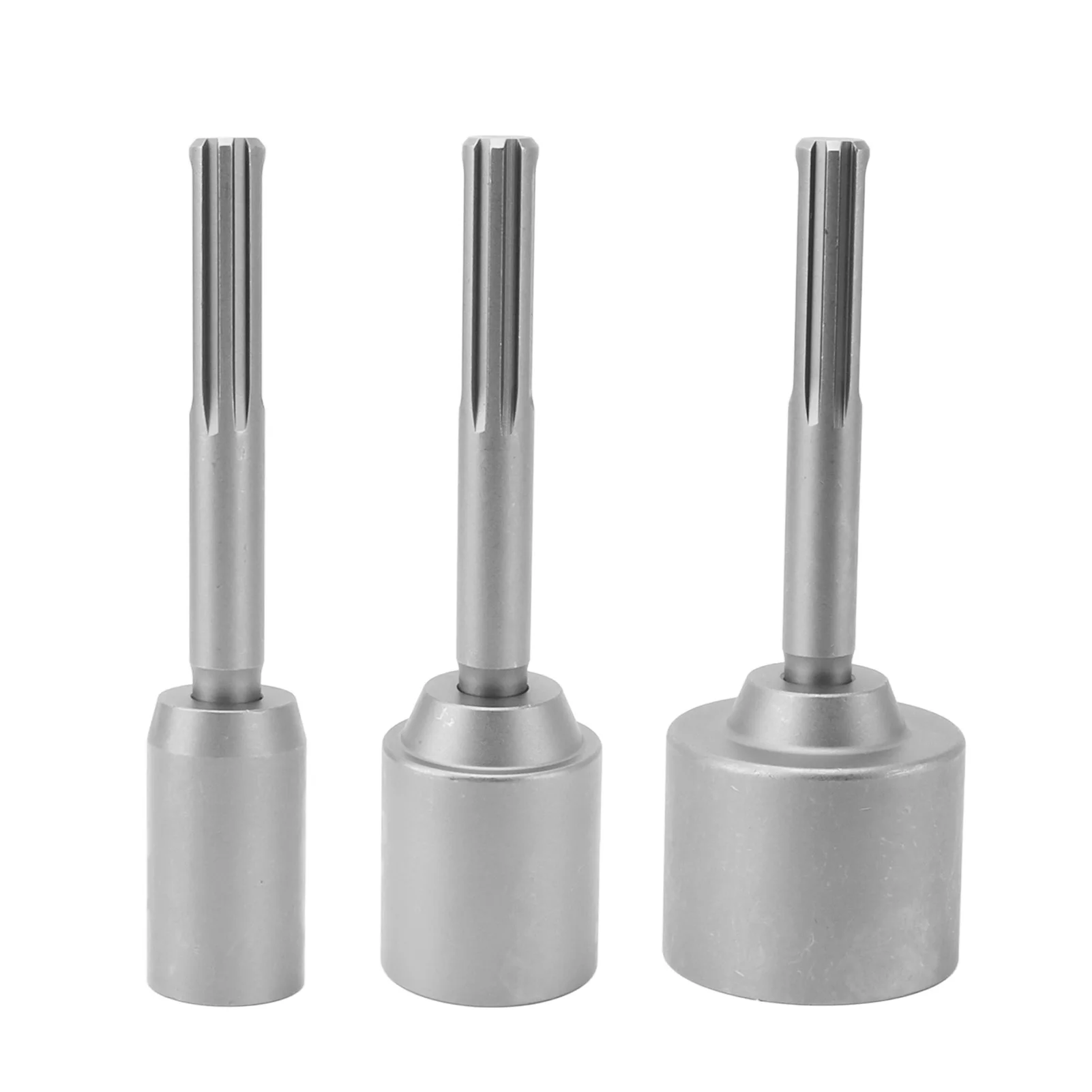 SDS-MAX T Post Driver 5 Pits Shank Steel Fence Post Driver Hand Post Pounder Hammer Drill Attachment 20cm Length
