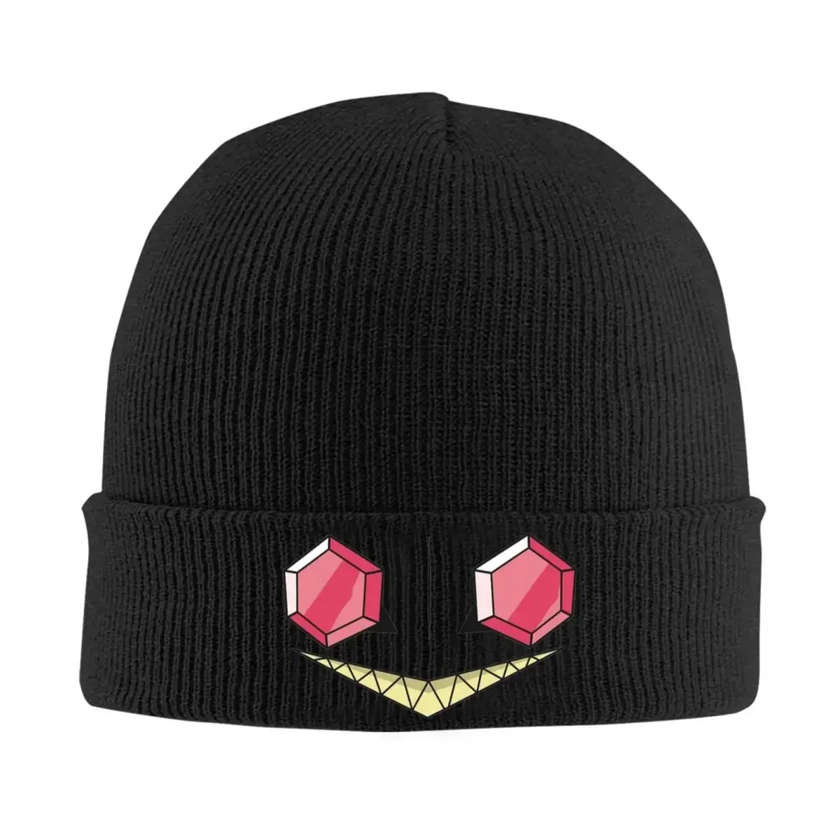 Gengars Beanie Hats Mega-Sableye Face Bonnet Hats Unisex Adult Funny Gym Knit Hat Winter Custom Head Wrap Caps