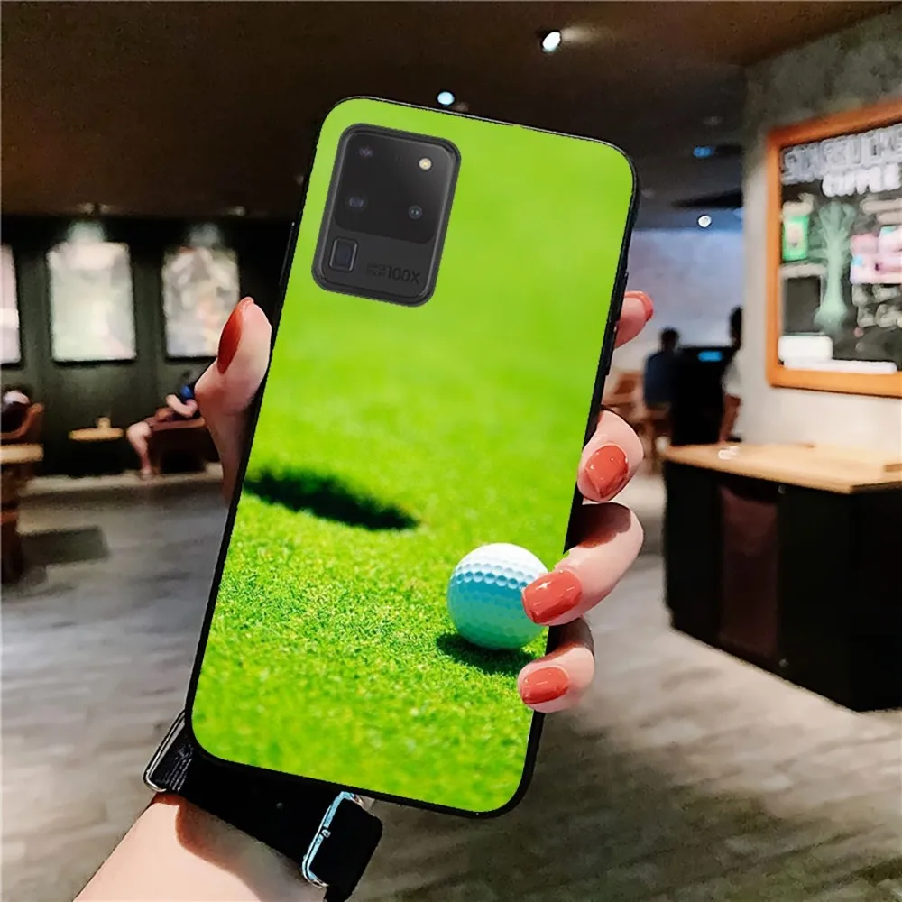 Casing ponsel bola Golf olahraga untuk Samsung S 9 10 20 21 22 23 30 23plus lite Ultra FE S10lite Fundas