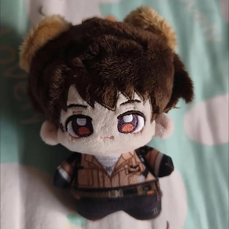Peluche pilota Caleb con orecchio 10 cm Anime Plushie Doll Love and Deepspace Portachiavi Pandent Peluche Regali
