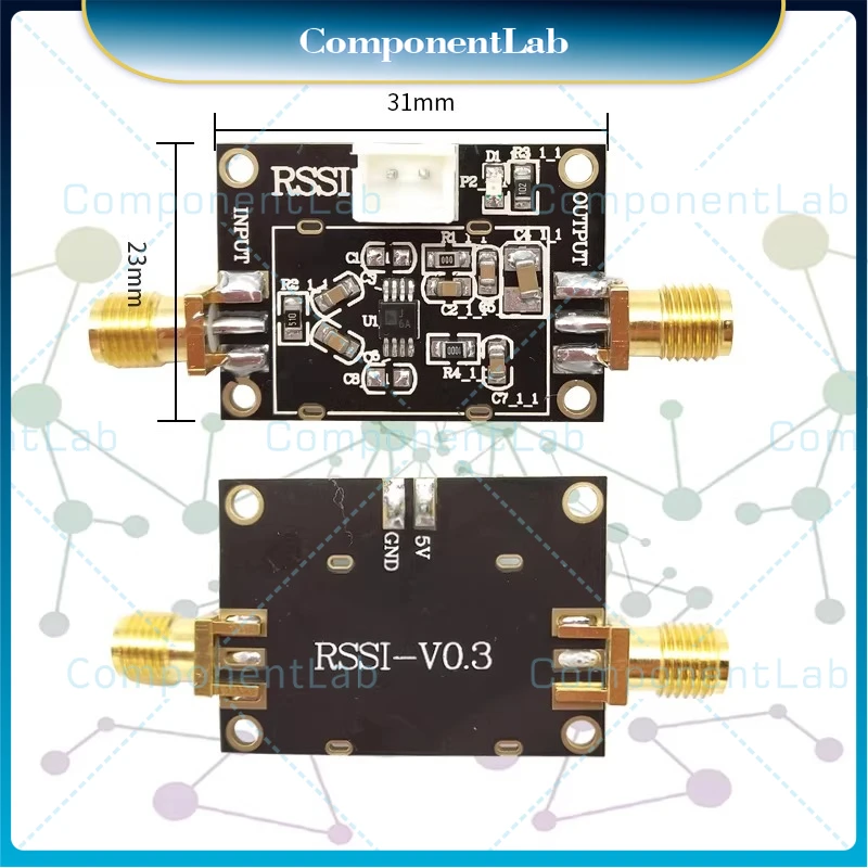2pcs New original AD8310 module, DC-440M logarithmic detector, 90dB logarithmic amplifier, voltage output