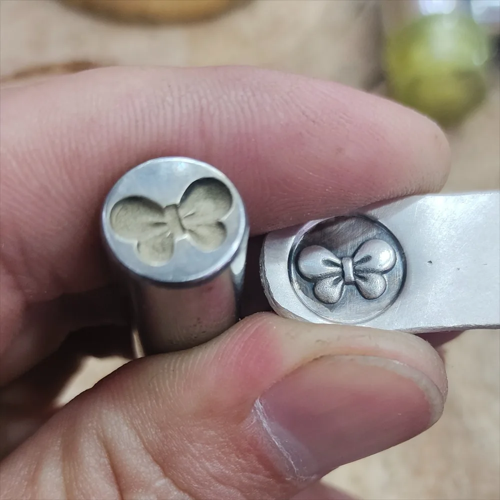 

3D металлический штамповочный дырокол для ног, инструмент для пробивания ювелирных изделий, стальная маркировка, серебро, золото, ремесленный инструмент, перфоратор