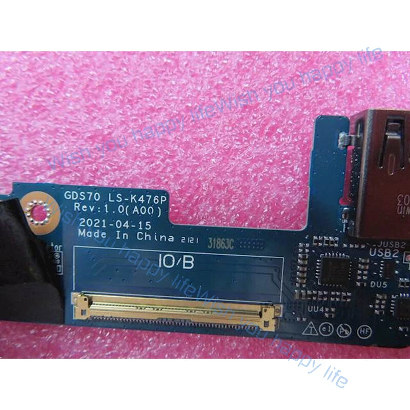 L... New GDS70 LS-K476P USB IO Board w/Cable For Dell Alienware X17 R1 R2 KKXK7