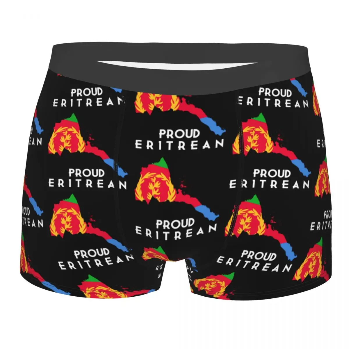 Proud Eritrean Flag Underwear Men Sexy Print Customized Eritrea Pride Boxer Briefs Shorts Panties Soft Underpants