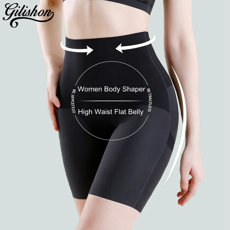 High Waist Slimming Shorts Women Body Shaper Seamless Flat Belly Sheathing Panties Hip Lift Shaping Underwear Lady New