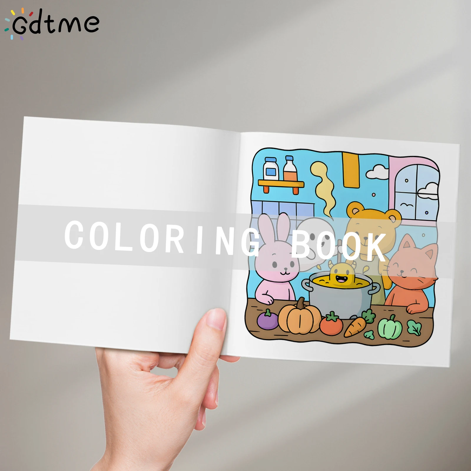 SPOOKY BOO Coloring Book For Adults And Teens Featuring Cute Cozy Daily Activities For Relaxation (Cozy Spaces Coloring)