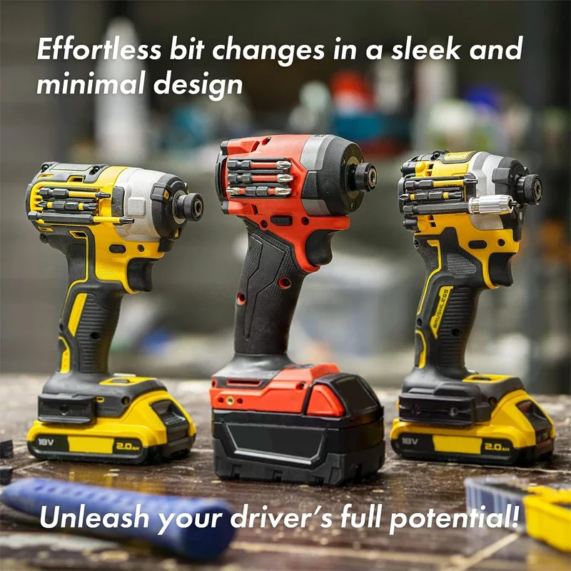 Imagem -05 - Broca Magnética Suporte para Dewalt Drivers de Impacto Milwaukee Brocas Elétricas Chave de Fenda Bits Holder Acessórios para Ferramentas Elétricas