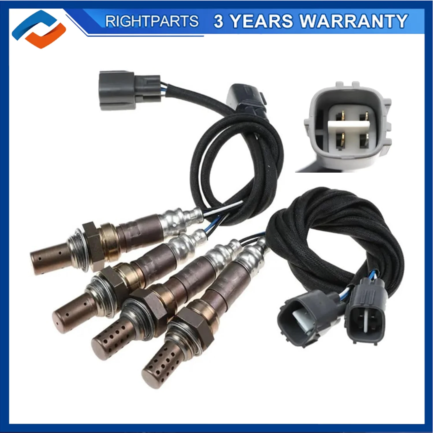 

Upstream+Downstream Lambda O2 Oxygen Sensor 89467-42010 89467-42020 89465-42090 89465-42100 For Toyota Rav4 2.0L 2001 2002 2003
