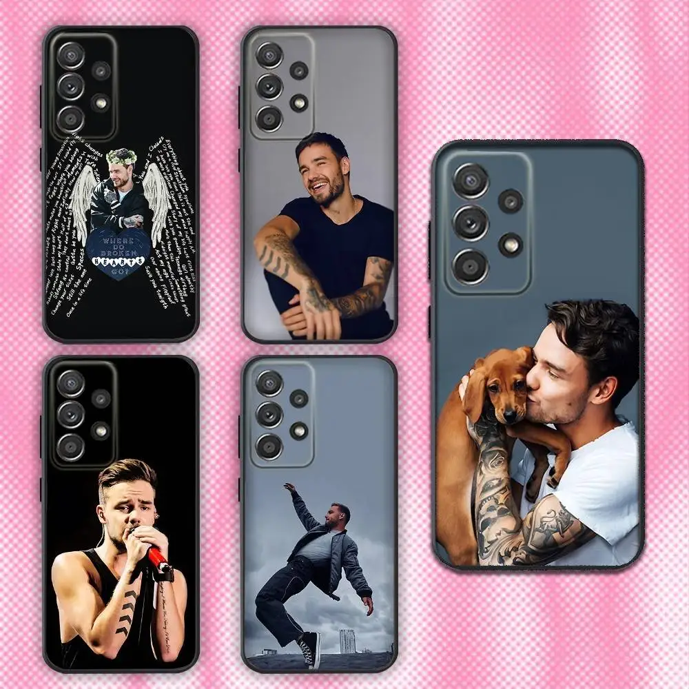 

Singer L-Liam P-Payne Phone Case For Samsung Galaxy A13,A21s,A22,A31,A32,A52,A53,A71,A80,Soft Black Shell