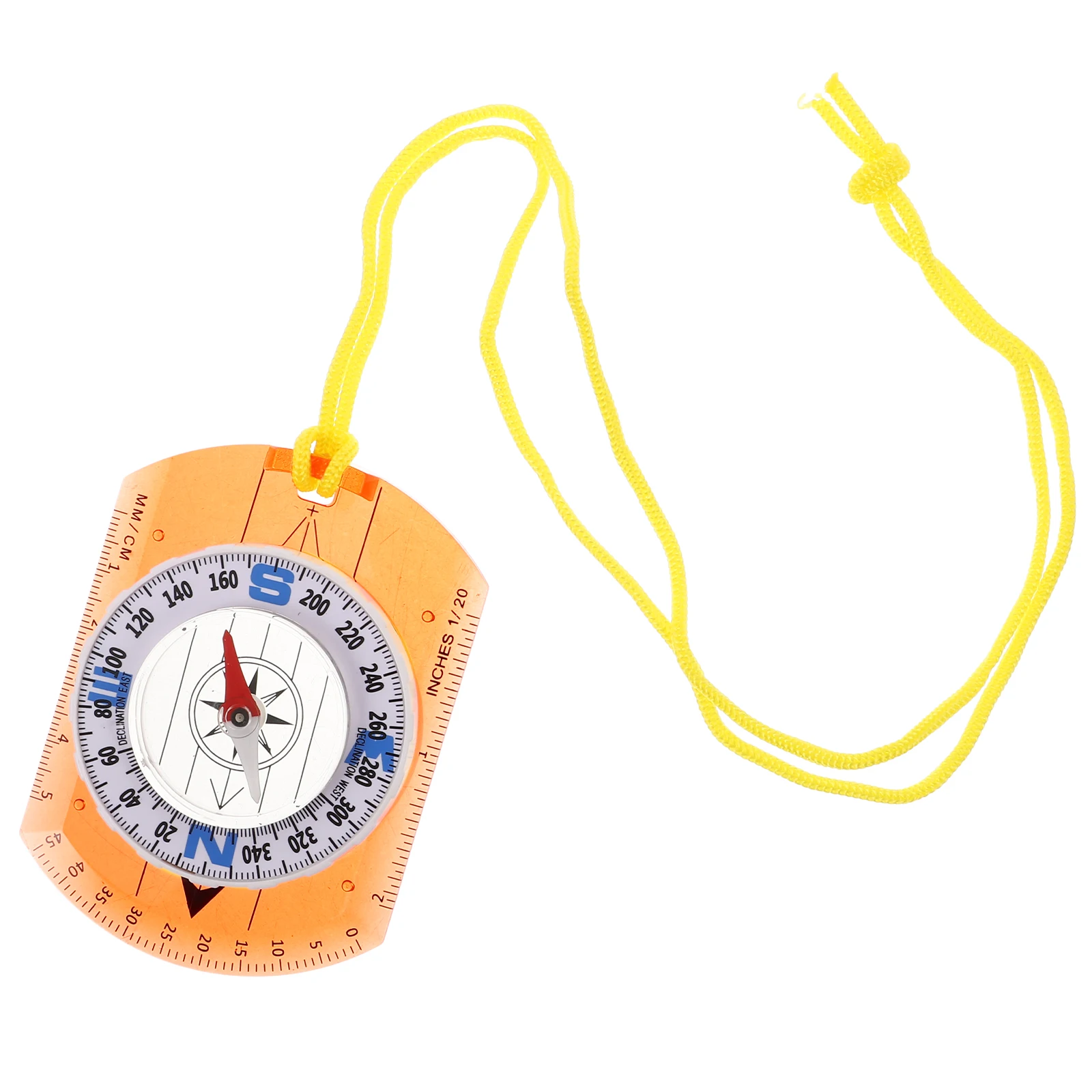 

High Precision Compass Outdoor Hiking Camping Backpacking Map Acrylic Basic Luminous North Pointer Multi Function Tool Pocket