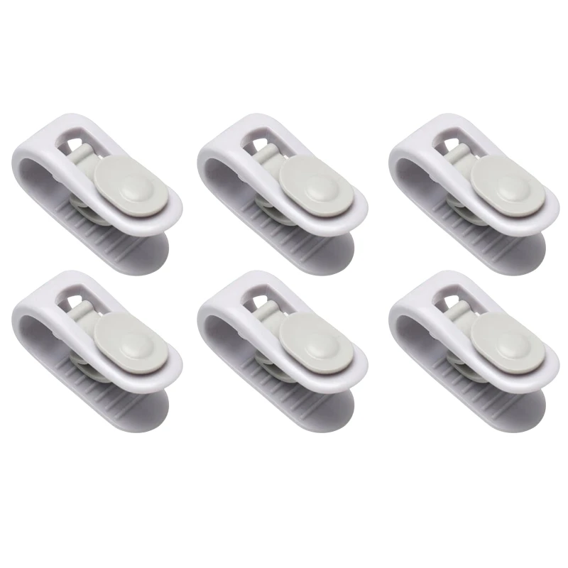 6pcs Quilt Blanket Clip No Needle Safety Invisible Bed Cover Sheet Holder Household Non-slip Device Bedspread Bed Sheet Fixator