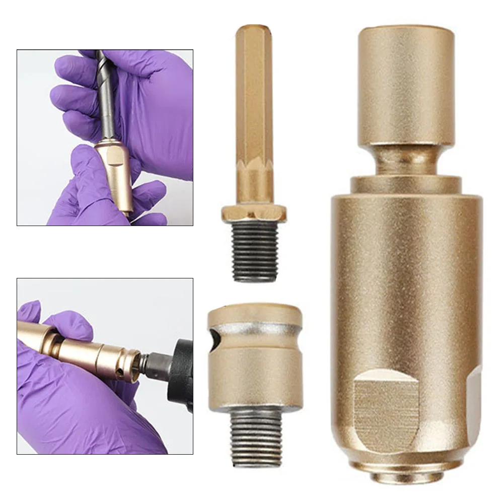 

3pcs Electric Drill To Hammer Conversion Adapter Square Round Handle For Drill Holes In Walls Bricks Drill Head Adapter Tool