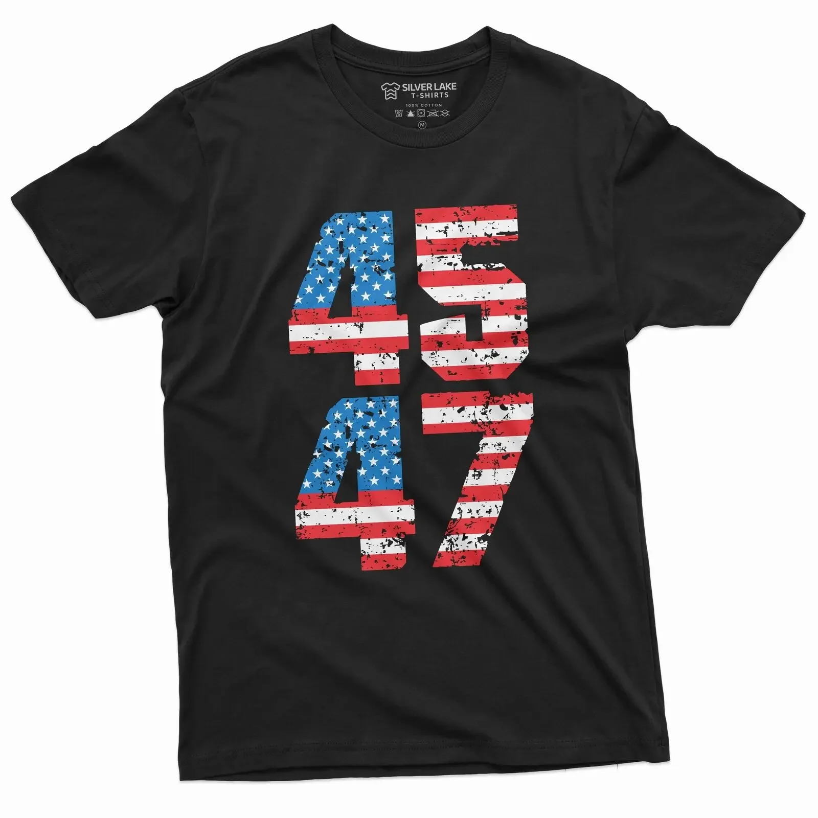 Men's Trump 45 and 47 T-shirt Trump 47 Presidential election US elections shirt