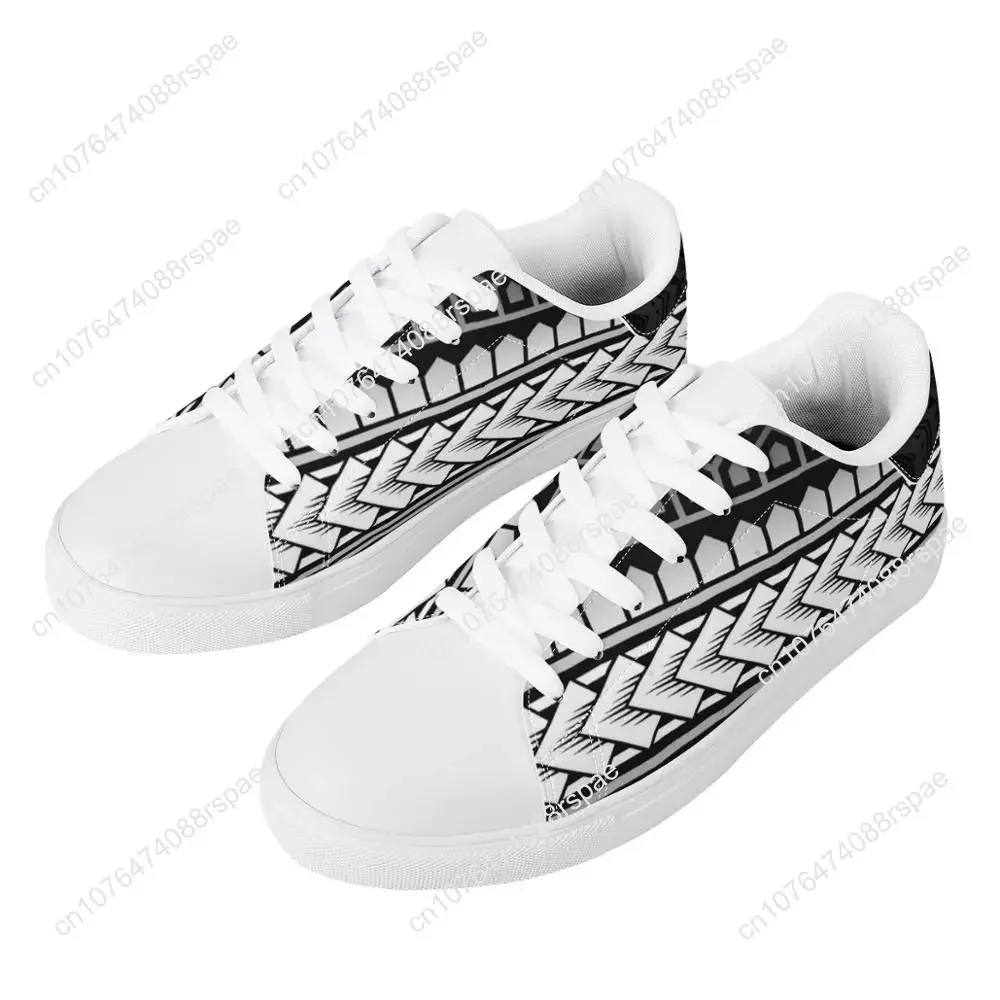 Zapatillas planas de estilo étnico para mujer, zapatos deportivos para caminar, ligeros, con estampado, Tribal, Polinesia, samana