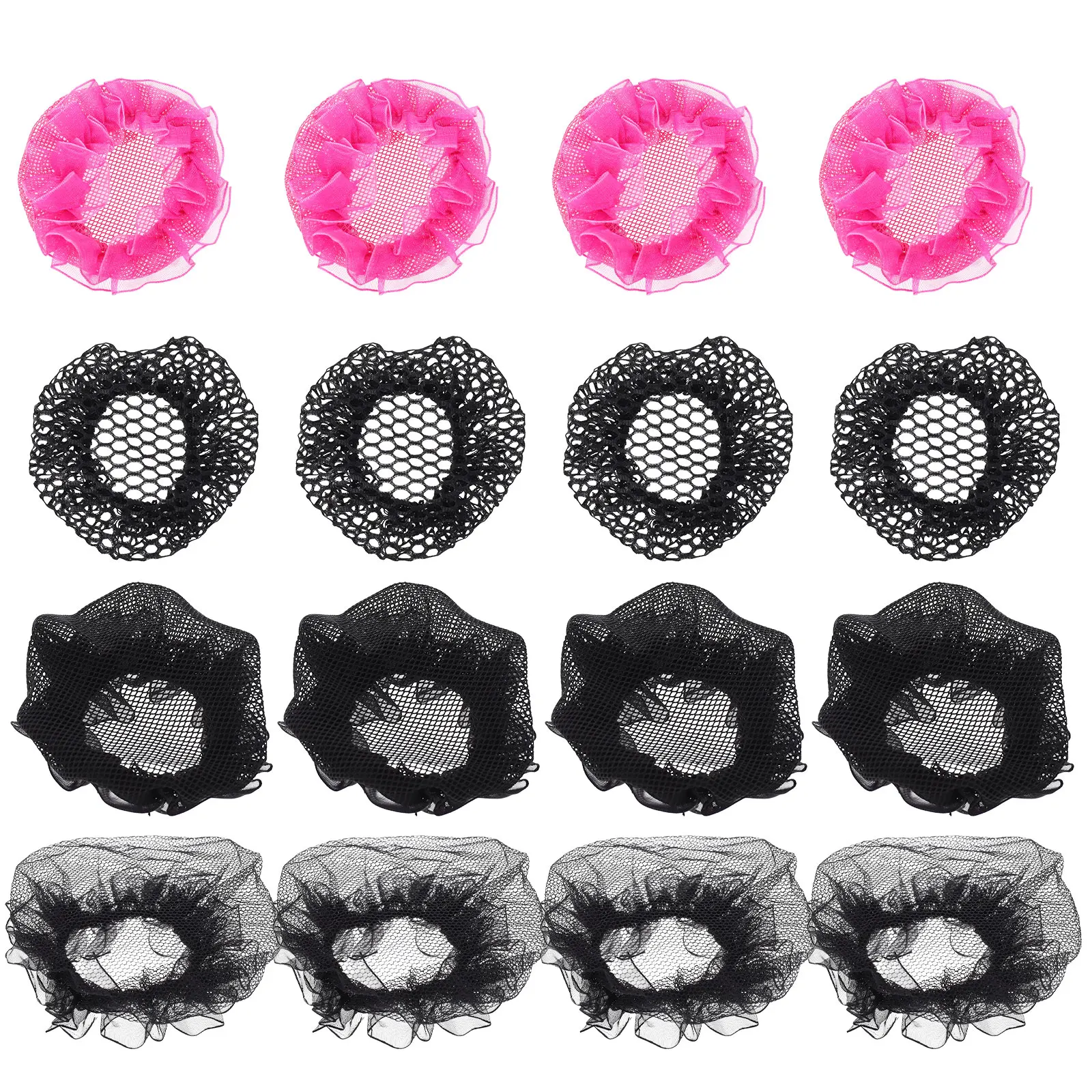 

20pcs Durable Net Hairstyle Holder Lace Hair Net Cover Snood Hair Tool For Lace Snood Wedding Prom