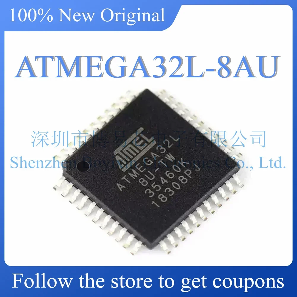 NEW ATMEGA32L-8AU.Original Product.TQFP-44