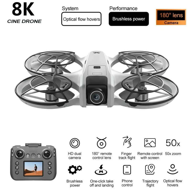 8K Professional HD Dual Camera Wifi 5G Dron Obstacle Avoidance Brushless Altitude Rc Quadcopter Obstacle Avoidance Aerial Drone