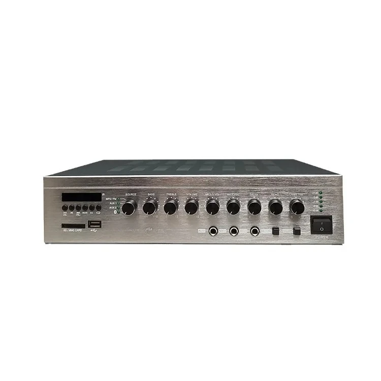 Medium Compact Desktop PMS-12000 PA Amplifier MP3 Wireless BT5.0 120W Mixer Amplifier