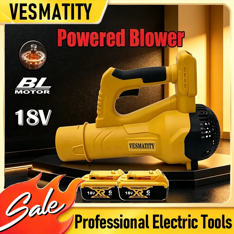 Brushless Handheld Cordless Air Blower Leaf jet Turbo Blower Power Tool 38000RPM Powered Blower