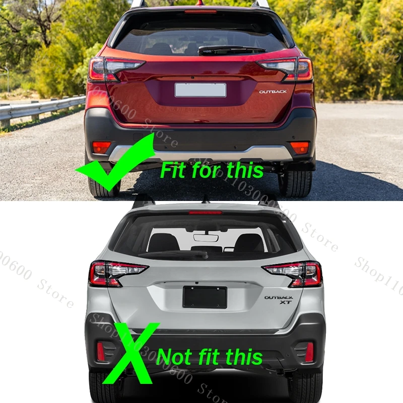 Fotografia 3: Luz do amortecedor traseiro do carro para Subaru Outback, lâmpada refletora de parada de freio sem lâmpada, versão japonesa DG805135Y, 2021