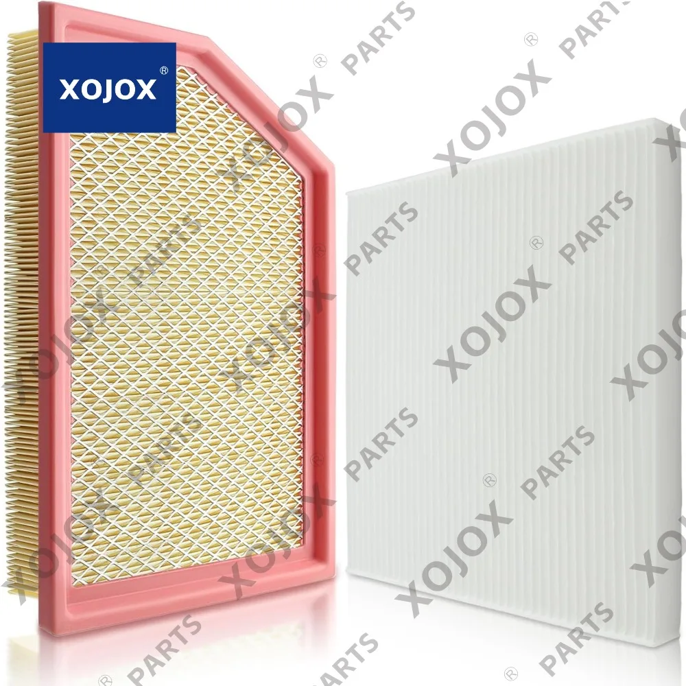 

XOJOX 52022378AB FC38185 Engine & Cabin Air Filter Fit for Jeep Cherokee L4 2.4L /V6 3.2L 2014-2018 Replace 52022378AA FA8189 CF