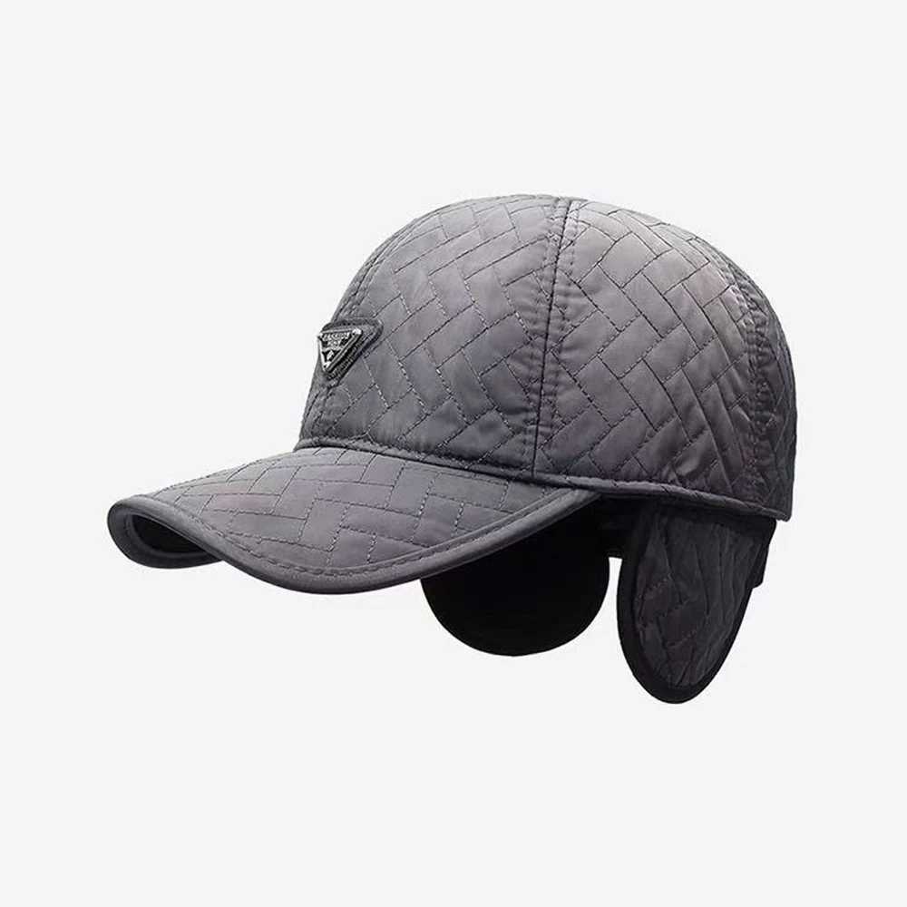 

2 шт./1 шт. зима/осень теплая бейсболка модная мужская уличная универсальная антихолодная ветрозащитная толстая защита ушей шляпа для папы