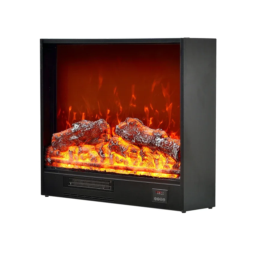 26 inch decor flame infrared electric fireplace with insert or recessed styl