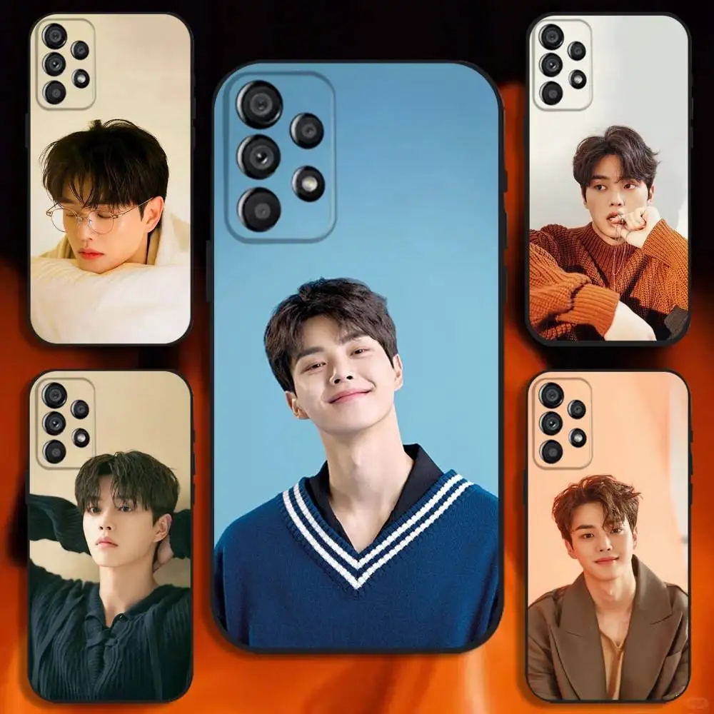 

K-Kang S-Song Actor Korea Phone Case For Samsung Galaxy A20,A21s,A22,A31,A32,A52,A53,A72,73,A80 Soft Black Cover