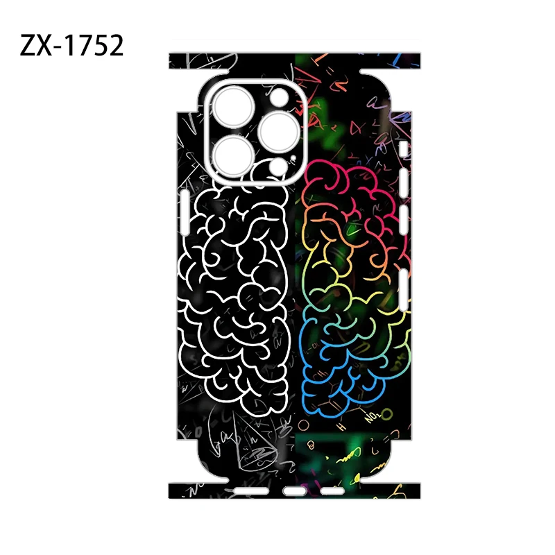 جلد جديد لهاتف iPhone17 16 Pro Max ملصق 15 Pro 14 Plus فيلم خلفي 13 12 ملصق حماية صغير ملفوف حامي شخصي