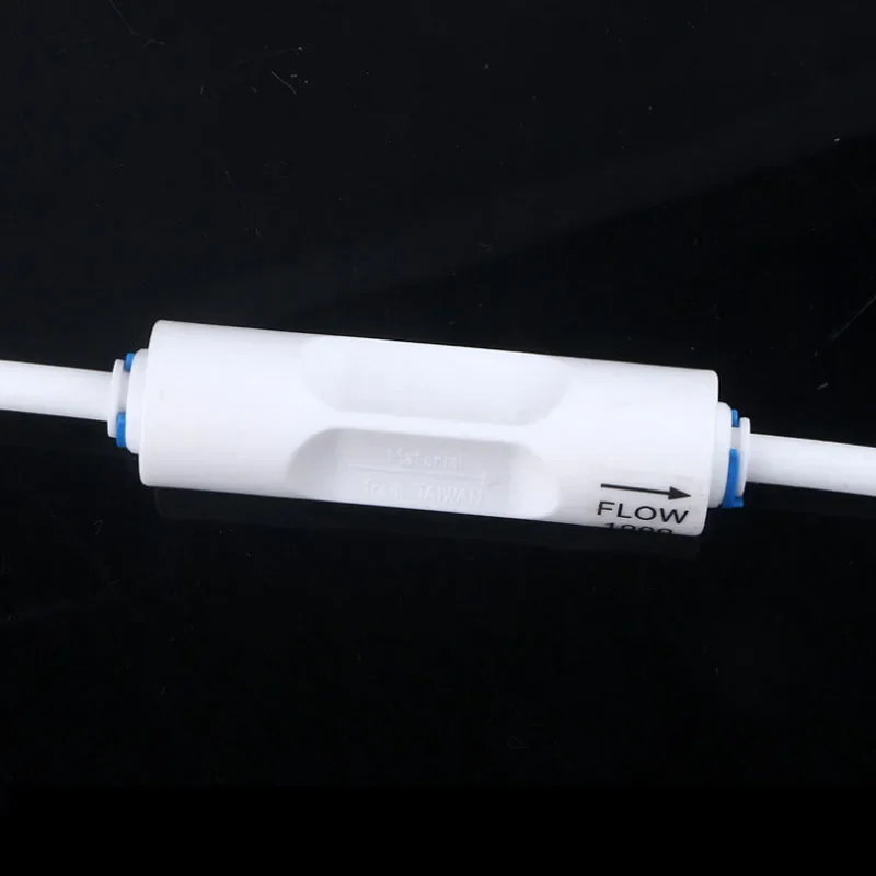 300CC-1500CC RO Water System Waste Water Flow Regulater Restrictor 1/4" OD Hose Reverse Osmosis Quick Pipe Fittiing