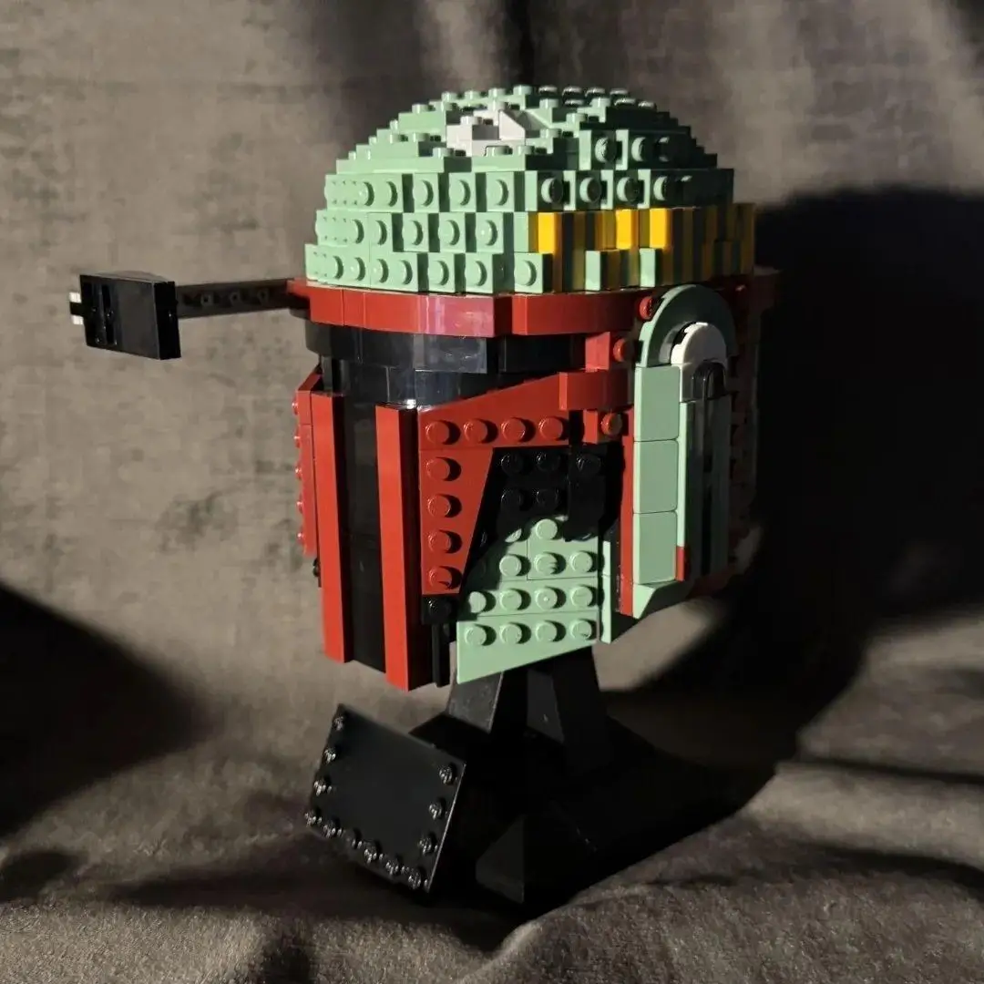 

MOC-75277 Boba Helmet Star Plan SpaceShip Battle Model Building Blocks DIY Assembly Education Bricks kids Toy Christmas Gift