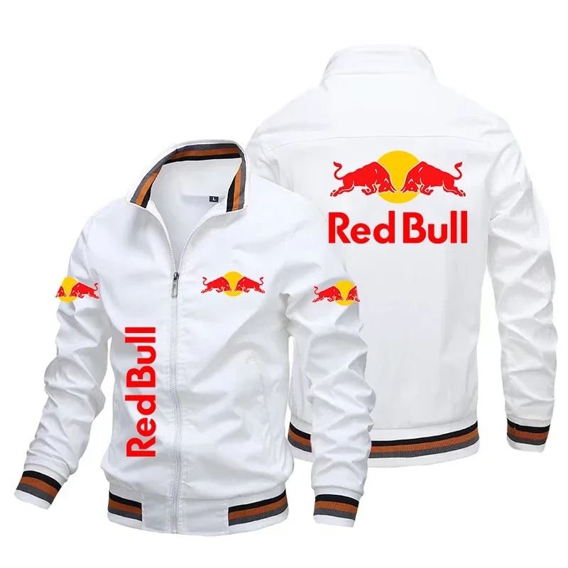 

Куртка Red Bull для мужчин 2025 Новая высококачественная негабаритная мотогоночная куртка на открытом воздухе Мотоциклетная спортивная куртка Red Bull Мужская куртка Одежда