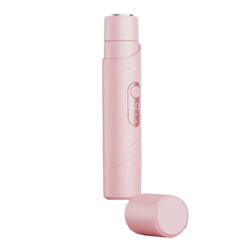 BAAO-Double Head Portable Electric Body Shaver LED Battery Display Painless Hair Removal Precision Trimmer A