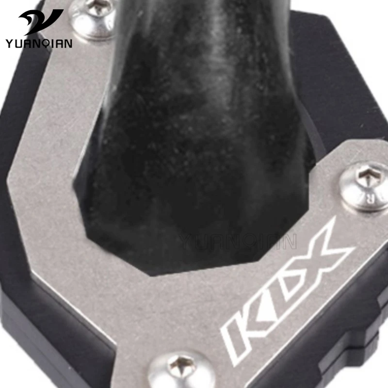 

For Kawasaki KLX125 KLX150BF KLX230 S R SM KLX250 Motorcycle Accessories Kickstand Foot Side Stand Extension Pad Valve Enlarger