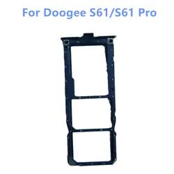 Doogee S61 휴대 전화 새로운 오리지널 Sim TF 카드 홀더 트레이 카드 슬롯, Doogee S61 Pro 지원