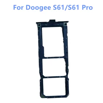 Voor Doogee S61 Mobiele Telefoon Nieuwe Originele Sim Tf Card Holder Tray Card Slot Voor Doogee S61 Pro