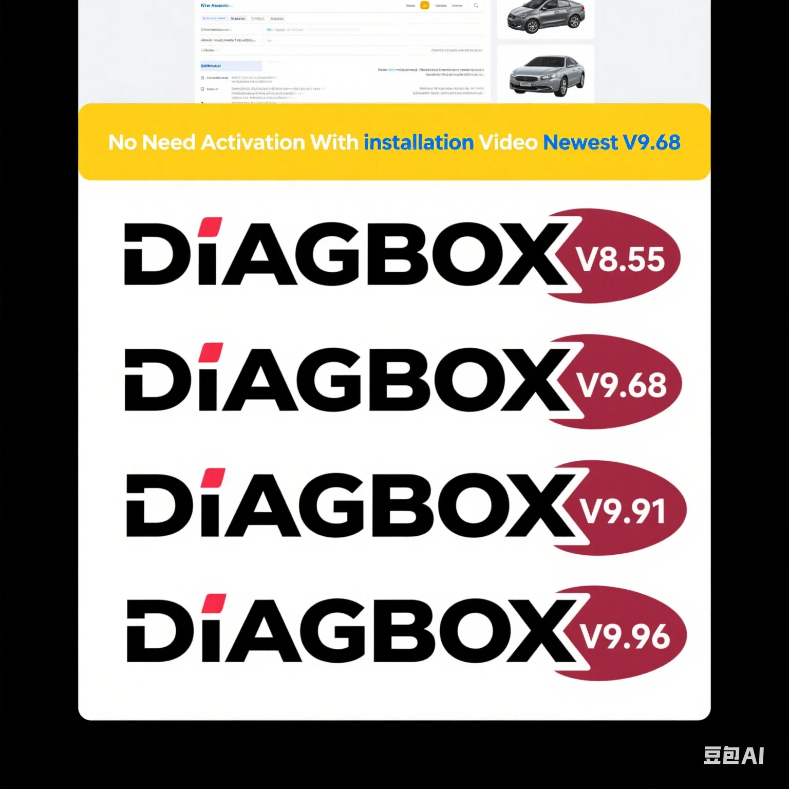 

Car accessories Diagbox Repair Diagnosis Software V8.55/V9.68/V9.91/V9.96 Auto Diagnostic Tool for Vehicle Maintenance