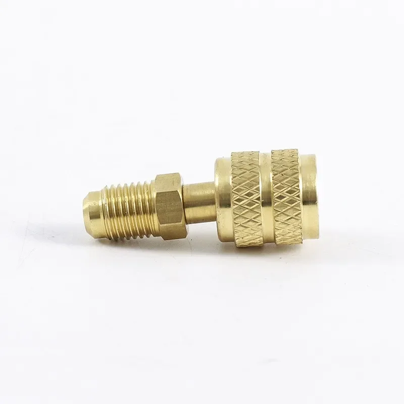 Vacuum Pump Brass Adapter R410a Adapter 5/16 SAE F Quick Couplers To 1/4 SAE For Air Conditioning Adapter Quick Coupling