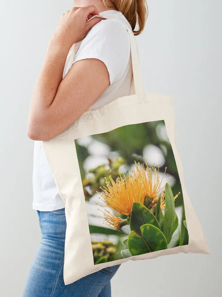 

Orange Lehua Blossom Tote Bag tote bags men canvas bags Cloth bags hand