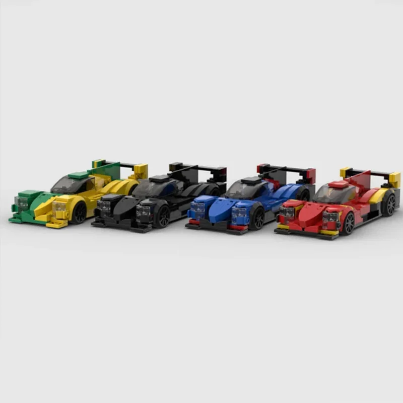QWERT Speed Racing Car Model MOC Building Bricks Multi Color Race Car Modular Technology Children Holiday Gifts Assemble Toys
