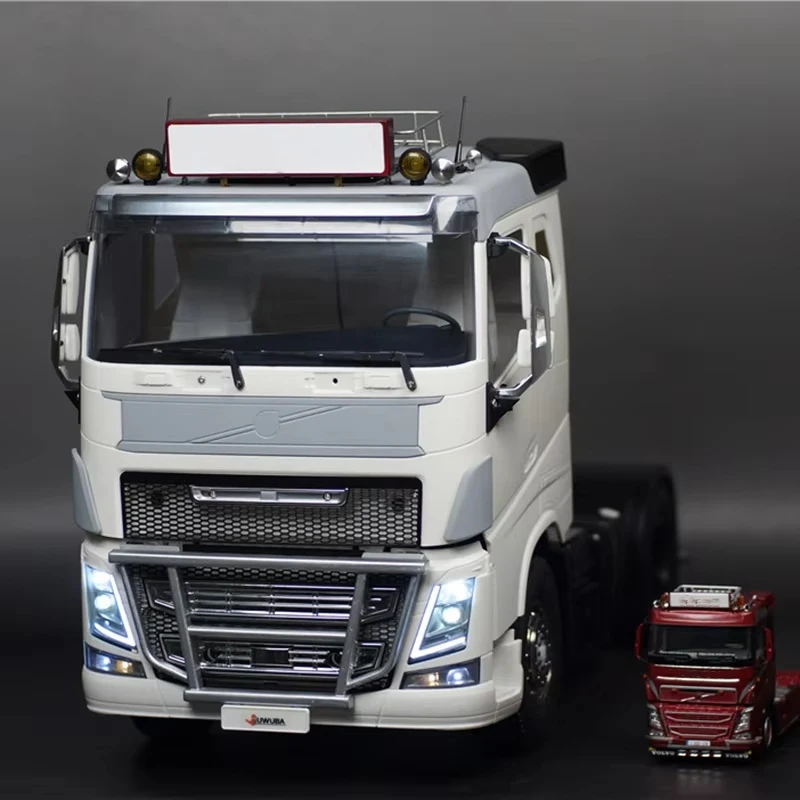 1/14 RC Toy Truck FH16 Front Corner Panel Spoiler And Stickers Decoration For Tamiya 1/14 Tractor Truck FH16 750 Truck Parts Acc