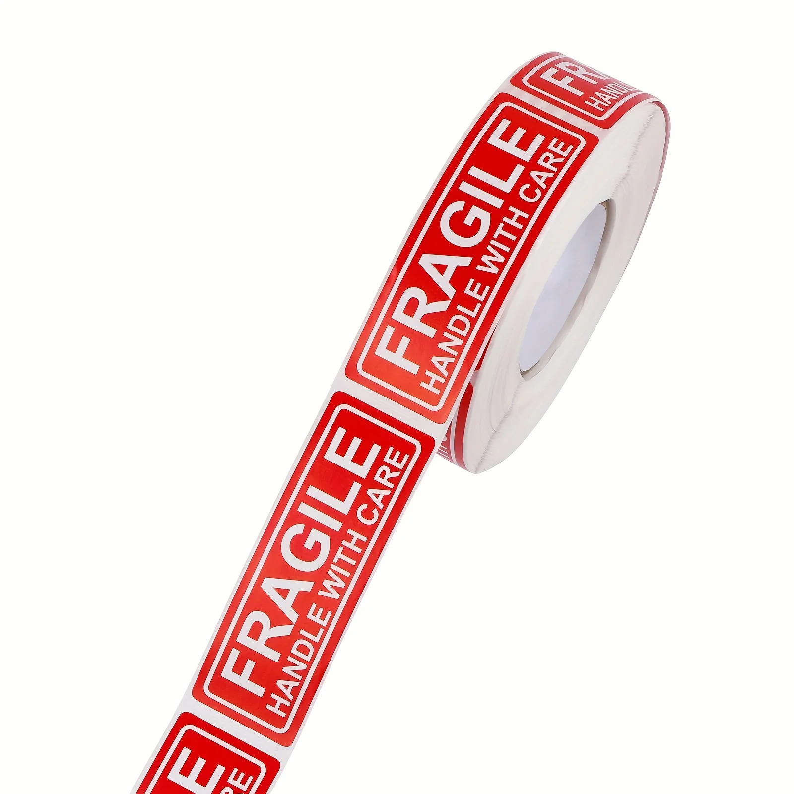 300 labels, 1 roll, 1x3 inches face upFragile self-adhesive labelsFragile DisposalCareful WarningStickersShipping StickersPerman
