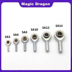 Rod End Joint Bearing External Thread Metric Male Right /Left Hand Fish Eye SA5/SA6/SA8/SA10/SA12/SA14 SA T/k Posa Ball Bearing