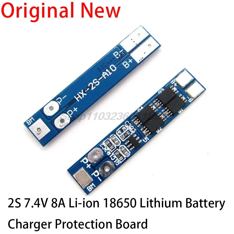 2S 7.4V 8A Li-ion 18650 Lithium Battery Charger Protection Board 8.4V Overcurrent Overcharge / Overdischarge Protection