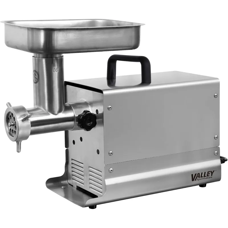 Electric Commercial Meat Grinder, Heavy Duty Stainless Steel Industrial Meat Mincer, Ideal for Regular Use