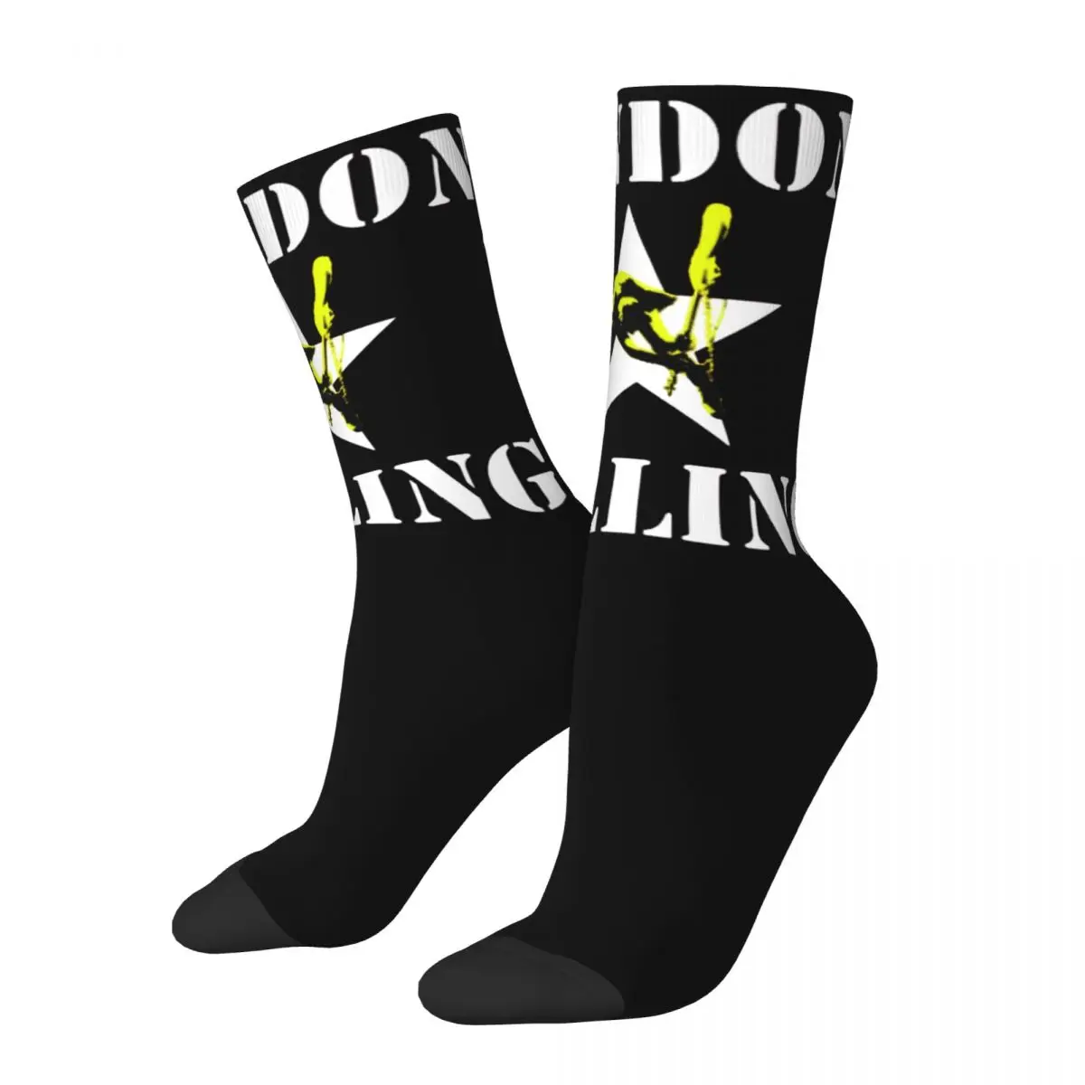 

The Clash Logo Punk Band Men Women Socks Motion Beautiful Spring, Summer, Autumn, and Winter Dressing Gifts