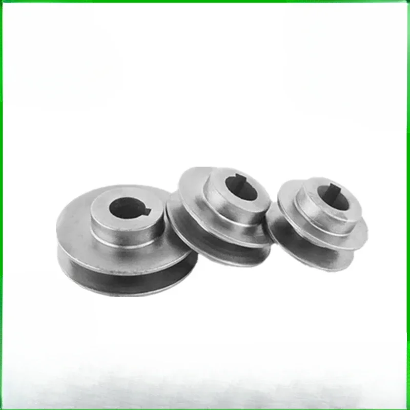 1pcs OD:70mm Groove width:16mm 1B Type Cast Iron Belt Pulley Single Groove Motor Pulley  Complete Motor  V-belt Pulley